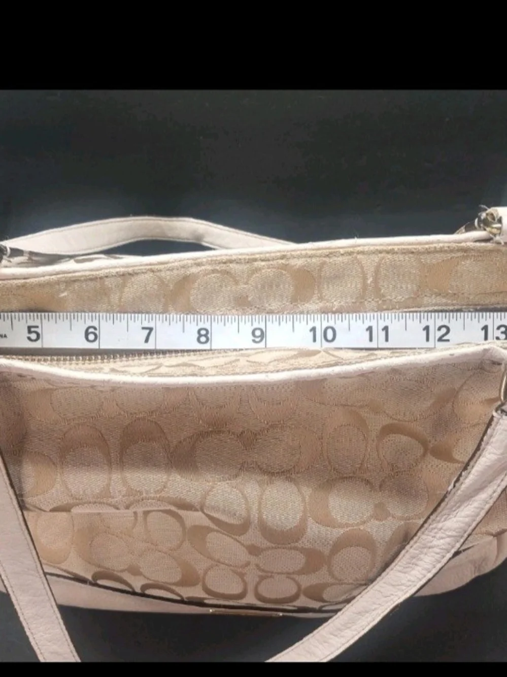 Coach Park Signature Carrie Tote Purse Handbag